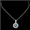 Image 2 : 14K Gold 0.51ctw Diamond Pendant