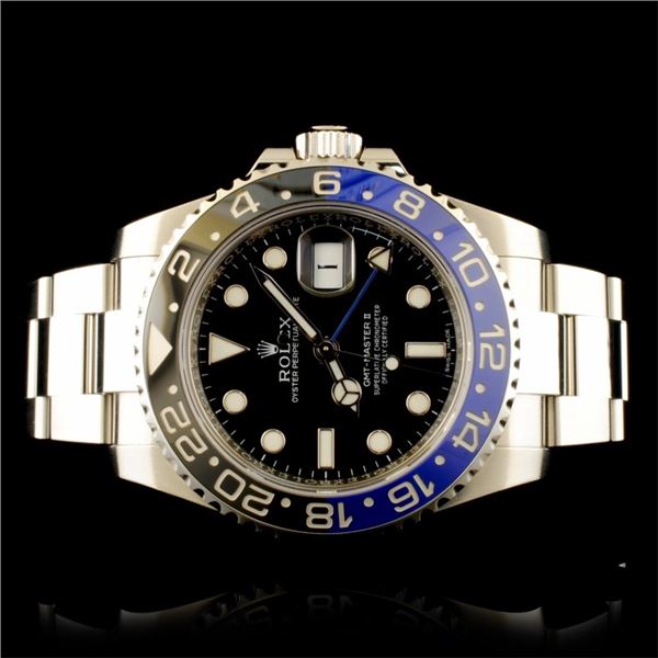 Rolex GMT-Master II Batman Oyster Steel Watch