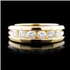 Image 1 : 14K Gold 0.92ctw Diamond Ring