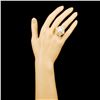 Image 4 : 18K Gold 11.50MM Pearl & 2.18ctw Diamond Ring
