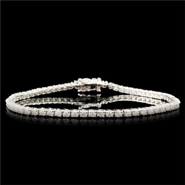 14K Gold 2.82ctw Diamond Bracelet