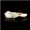 Image 2 : 14K Gold 0.98ctw Diamond Ring