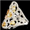 Image 2 : 18K Gold 1.31ctw Fancy Color Diamond Ring