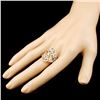 Image 3 : 18K Gold 1.31ctw Fancy Color Diamond Ring