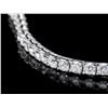 Image 2 : ^18k White Gold 8.00ct Diamond Bracelet