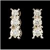Image 1 : 14K Gold 0.20ctw Diamond Earrings