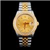 Image 1 : Rolex DateJust  YG/SS Diamond 36mm Watch