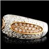 Image 2 : 14K Gold 1.66ctw Diamond Ring