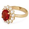 Image 2 : 14K Gold 3.50ct Ruby & 1.25ct Diamond Ring