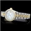 Image 2 : Rolex YG/SS DateJust Diamond Ladies Watch