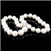 Image 2 : 18K Gold 14-16MM Pearl Clasp Necklace