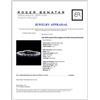 Image 3 : 14K White Gold 9.87ct Sapphire & 0.92ct Diamond Br