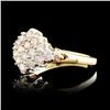 Image 2 : 14K Gold 0.85ctw Diamond Ring