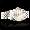 Image 3 : Rolex DateJust SS Diamond 36MM Wristwatch