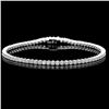 Image 1 : 18k White Gold 3.50ct Diamond Bracelet