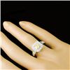 Image 3 : 18k White Gold 1.42ctw Fancy Yellow Diamond Ring