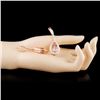 Image 2 : 14K Gold 17.44ct Morganite & 2.61ctw Diamond Earri