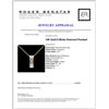 Image 3 : 14K Gold 0.56ctw Diamond Pendant