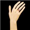 Image 4 : 14K Gold 0.49ctw Ruby & 0.61ctw Diamond Ring
