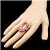 Image 3 : 18K Gold 15.17ct Morganite & 1.07ctw Diamond Ring