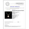 Image 4 : 14K Gold 0.24ctw Diamond Pendant