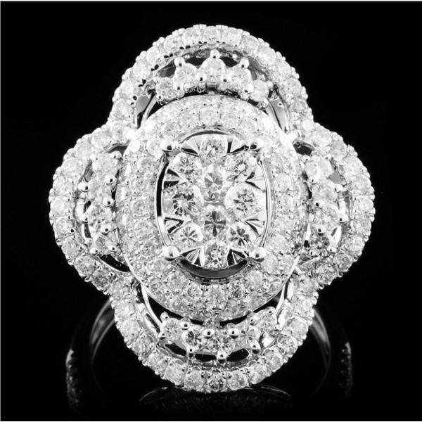 18K White Gold 2.02ct Diamond Ring