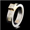 Image 1 : 14K TT Gold 0.86ctw Diamond Ring