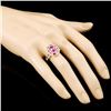 Image 3 : 18K Gold 1.90ct Sapphire & 0.72ctw Diamond Ring