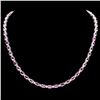 Image 1 : `14k Gold 25.00ct Sapphire & 1.35ct Diamond Neckla