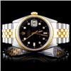 Image 1 : Rolex YG/SS DateJust Diamond 36MM Wristwatch