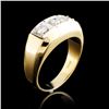 Image 3 : 14K Gold 0.56ctw Diamond Ring