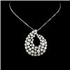 Image 1 : 14K Gold 4.80ctw Diamond Pendant