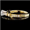 Image 3 : 18K Yellow Gold 0.93ctw Diamond Ring