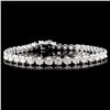 Image 1 : 14K Gold 7.00ctw Diamond Bracelet