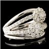 Image 3 : 14K Gold 1.48ctw Diamond Ring