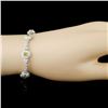 Image 3 : 18K Gold 3.81ctw Fancy Diamond Bracelet