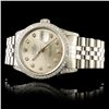 Image 2 : Rolex SS DateJust 1.50ctw Diamond 36MM Wristwatch