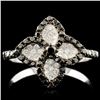 Image 1 : 14K Gold 0.55ctw Diamond Ring