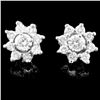 Image 1 : 14K Gold 0.87ctw Diamond Earrings