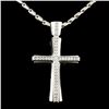 Image 1 : 18K Gold 1.68ctw Diamond Pendant