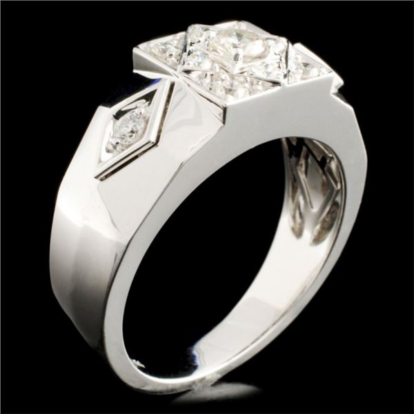 14K Gold 0.54ctw Diamond Ring