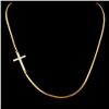 Image 1 : 14K Gold 0.16ctw Diamond Pendant