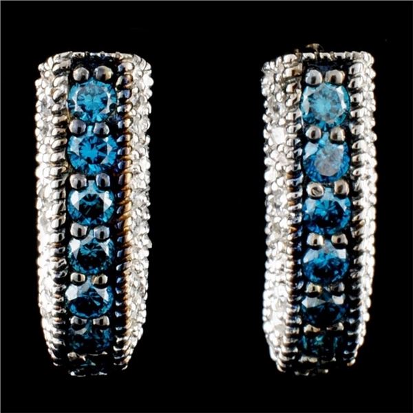 14K Gold 0.56ctw Diamond Earrings