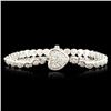 Image 1 : 14K Gold 1.18ctw Diamond Bracelet