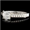 Image 2 : 18K Gold 0.85ctw Diamond Ring