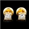Image 1 : 14K Gold 0.52ctw Diamond Earrings
