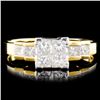 Image 1 : 18K Gold 0.75ctw Diamond Ring