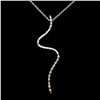 Image 1 : 14K Gold 0.21ctw Diamond Pendant