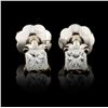 Image 1 : 14K Gold 0.22ctw Diamond Earrings
