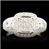Image 1 : 14K Gold 0.84ctw Diamond Ring